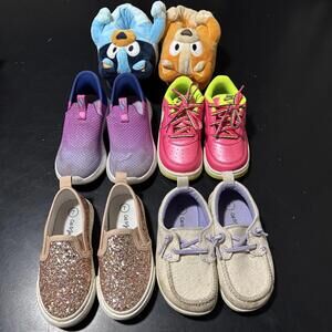 Toddler Girl Shoes Size 7 Lot Of 5